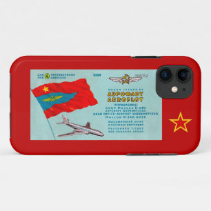 Aeroflot Passenger Ticket Case-Mate iPhone Case