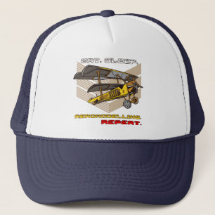 Aeromodelling Plane Funny Saying Trucker Hat