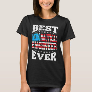Aeronautical Engineer 4th Fourth Of July Usa Ameri T-Shirt