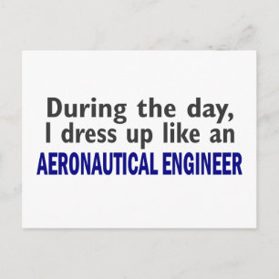 AERONAUTICAL ENGINEER During The Day Postcard