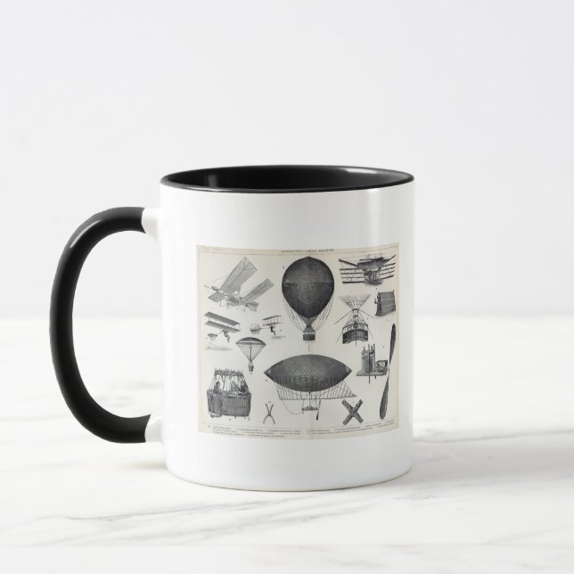 Aeronautics - Aerial Machines Mug (Left)