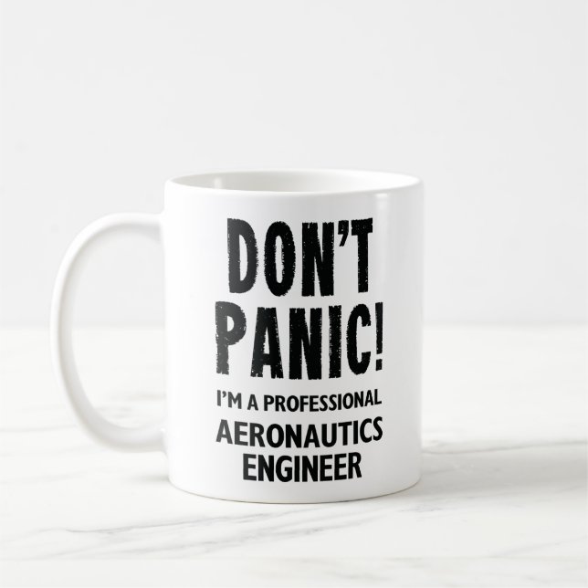 Aeronautics Engineer Coffee Mug (Left)