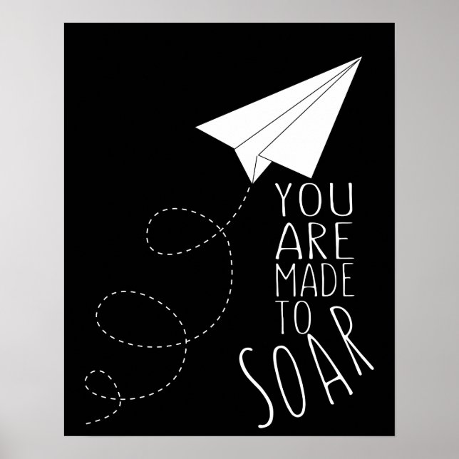 aeroplane aeroplane inspirational poster art print (Front)