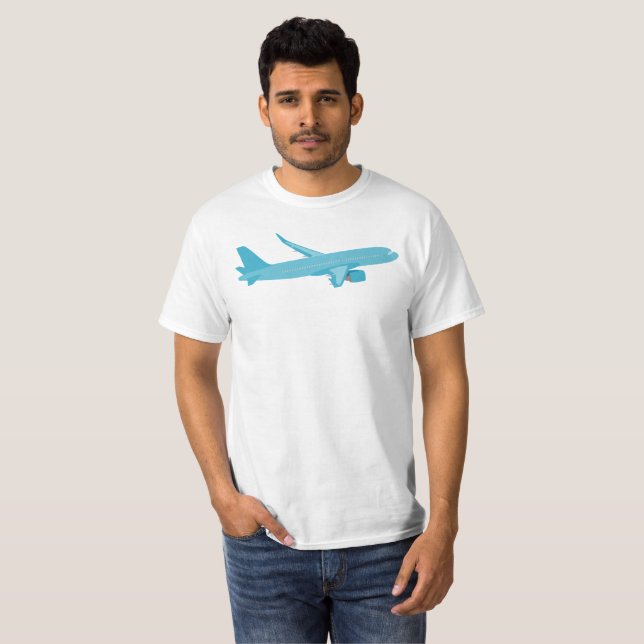 Aeroplane, aircraft, plane, a320, airbus T-Shirt (Front Full)