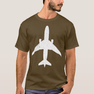Aeroplane Airline Pilot Aviator Aviation Aircraft T-Shirt