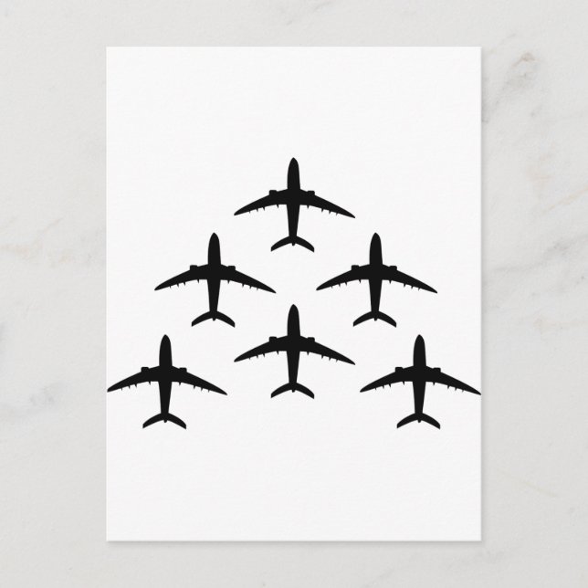 aeroplane armada postcard (Front)