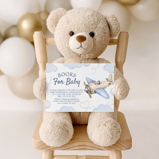 Aeroplane Aviator Books for Baby Insert Card (Creator Uploaded)