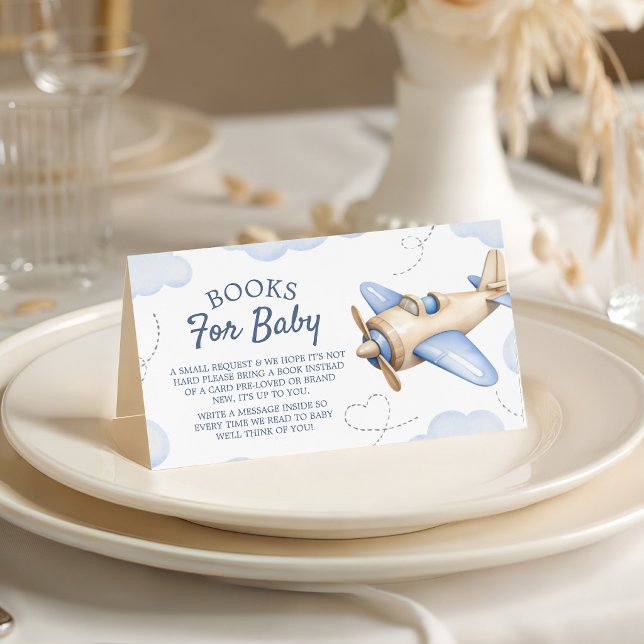Aeroplane Aviator Books for Baby Insert Card (Creator Uploaded)