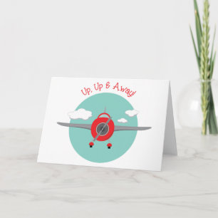 Aeroplane Away Card