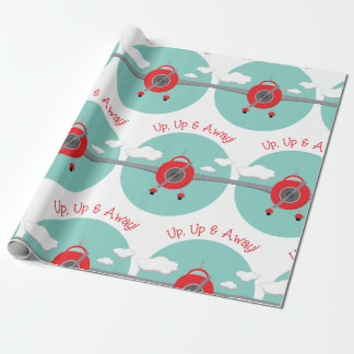 Aeroplane Away Wrapping Paper