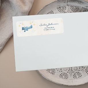 Aeroplane Baby Shower Whimsical Boy Baby Welcome