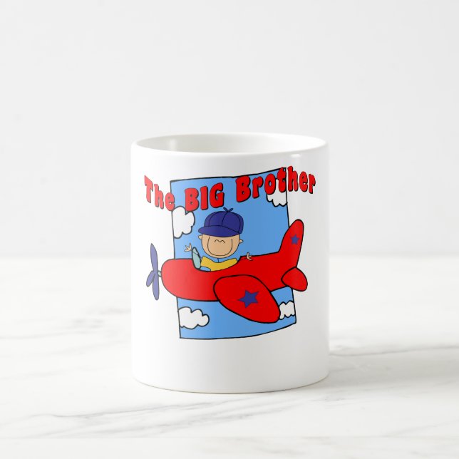 Aeroplane Big Brother Pilot Coffee Mug (Center)
