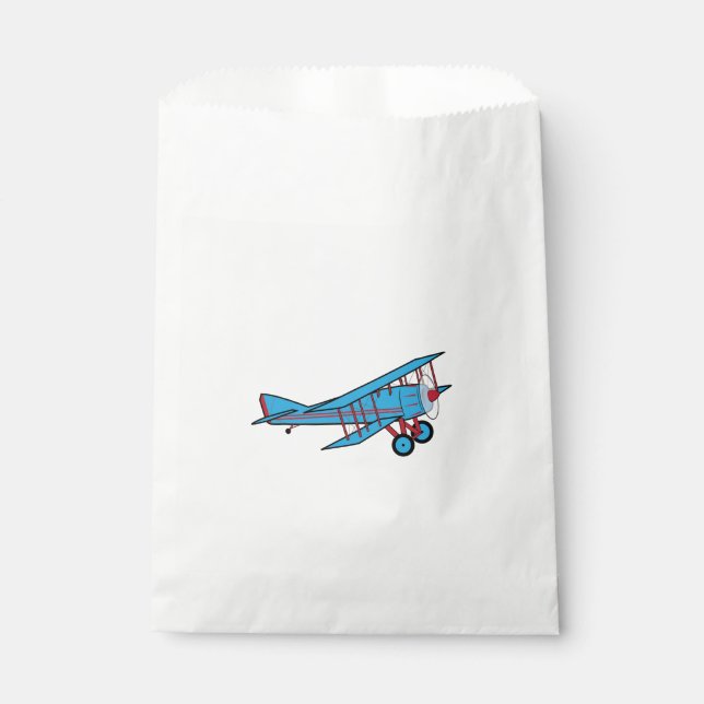 Aeroplane Biplane Favour Bags (Front)