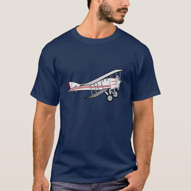 Aeroplane Biplane T-Shirt (Front)