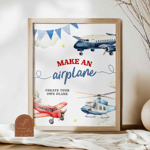 Aeroplane Birthday Make an Aeroplane Custom Sign