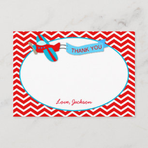 Aeroplane Birthday Thank You Cards