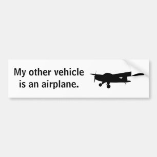 Aeroplane Bumper Sticker