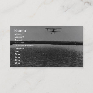 Aeroplane Business Card
