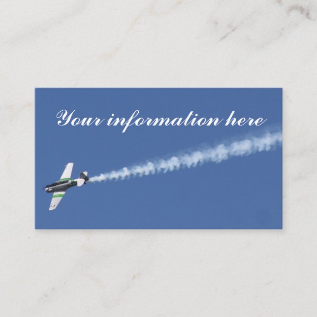 Aeroplane Business Card (Front)