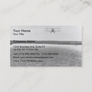 Aeroplane Business Card