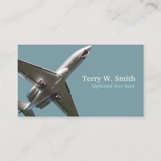 Aeroplane Business Card (Front)
