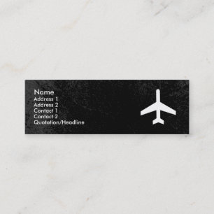 Aeroplane Business Card template