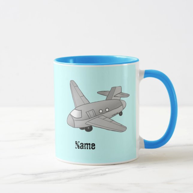 Aeroplane Cargo Plane Mug (Right)
