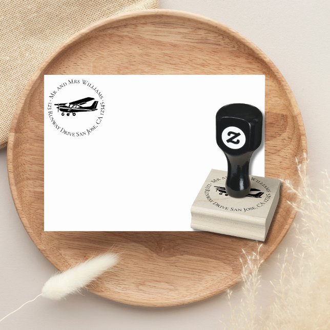 Aeroplane Cessna Pilot Aviation Rubber Stamp (Creator Uploaded)