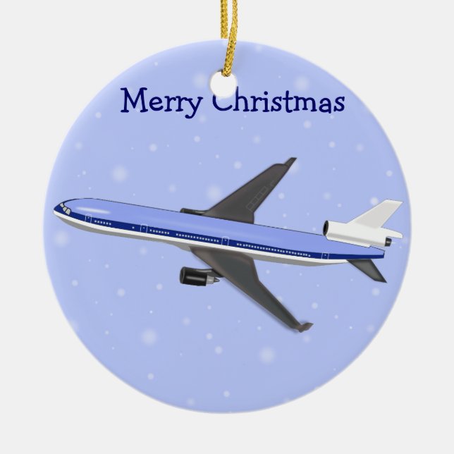 Aeroplane Christmas Ornaments (Front)