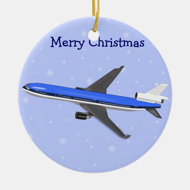 Aeroplane Christmas Ornaments (Front)
