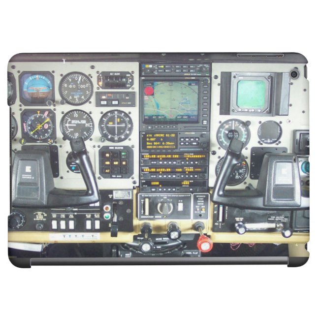 Aeroplane cockpit iPad air cover (Back Horizontal)