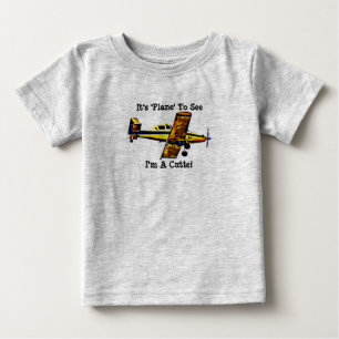 Aeroplane Cute Baby Shirt Pun Art