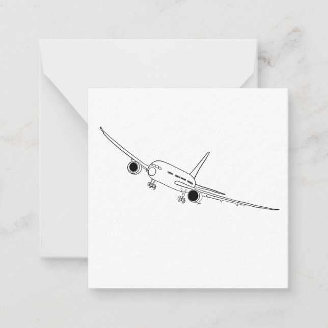 Aeroplane Design Card (Front)