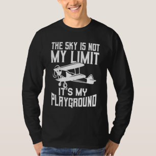 Aeroplane Designs For Kids Men Women Air Plane Pil T-Shirt