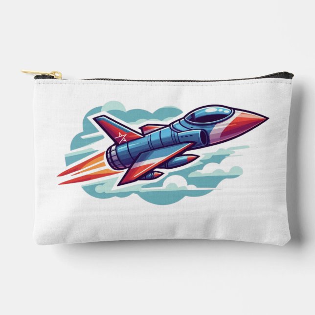 aeroplane/fighter jet accessory pouch (Front)