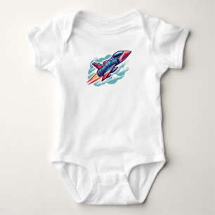 aeroplane/fighter jet baby bodysuit