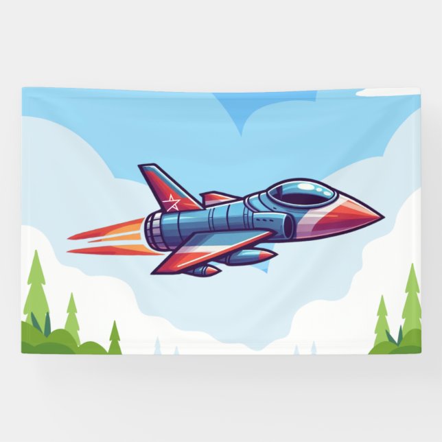 aeroplane/fighter jet banner (Horizontal)