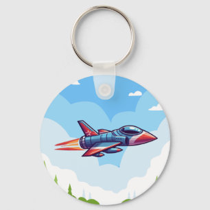 aeroplane/fighter jet key ring