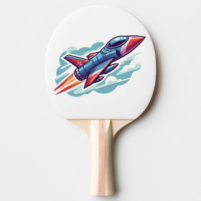 aeroplane/fighter jet ping pong paddle (Front)