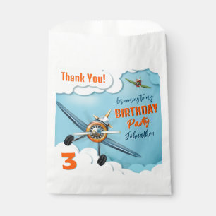 Aeroplane Fighter Pilot Boy Birthday Favour Bags