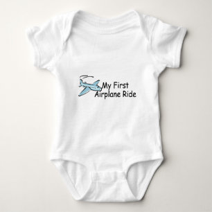 Aeroplane First Aeroplane Ride Baby Bodysuit