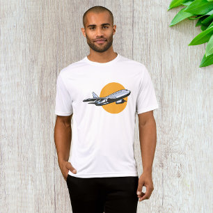 Aeroplane Flying Mens Active T-Shirt