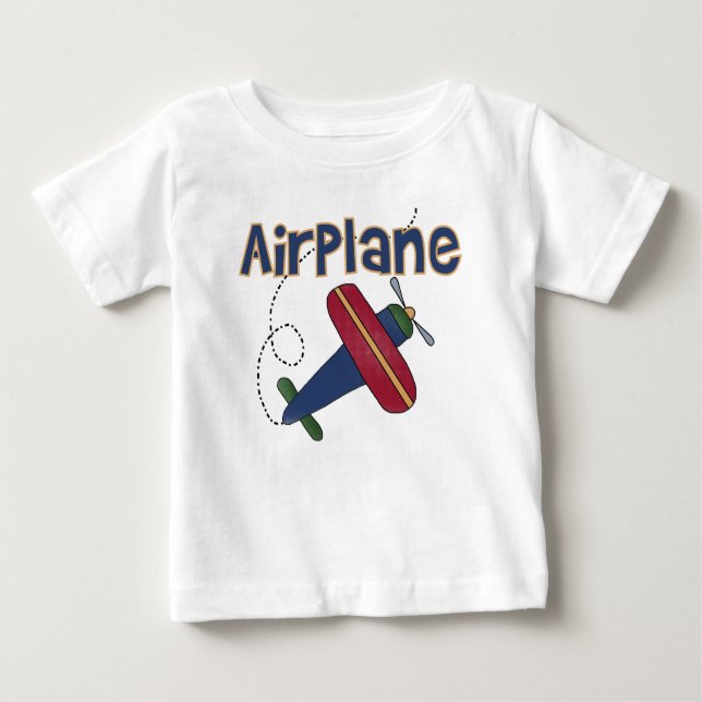 Aeroplane Flying Plane Baby T-Shirt (Front)