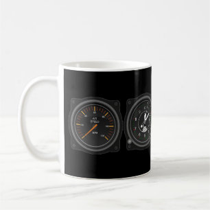 Aeroplane Gauges Coffee Mug