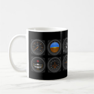 Aeroplane Gauges Coffee Mug