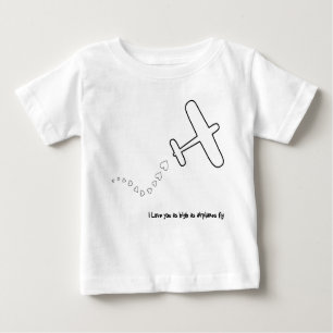 Aeroplane I Love You Baby T-Shirt