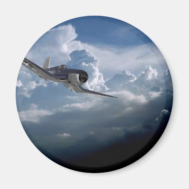 Aeroplane items magnet (Front)