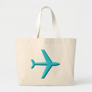 Aeroplane/Jet Large Tote Bag