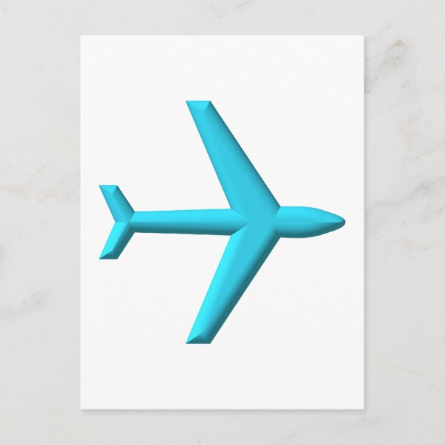 Aeroplane/Jet Postcard (Front)