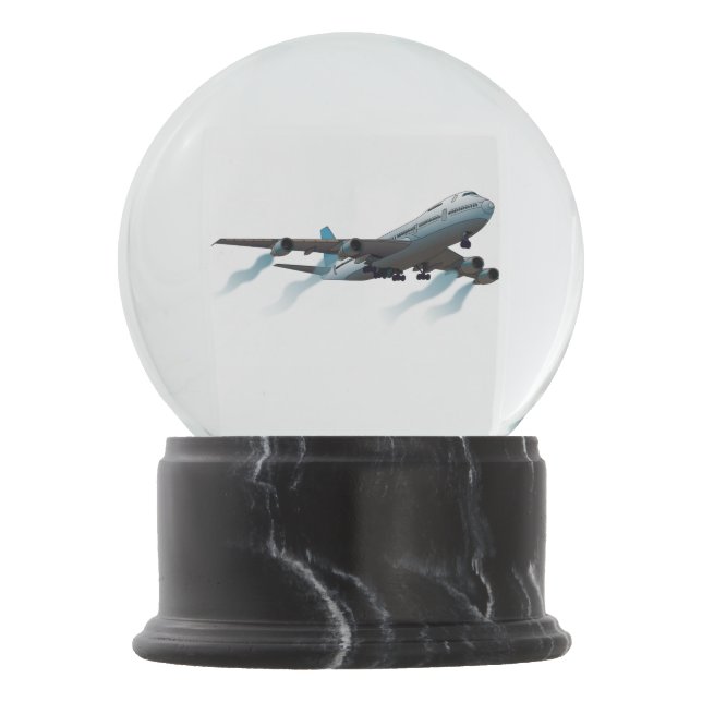 Aeroplane. Jumbo jet. Snow Globe (Front)